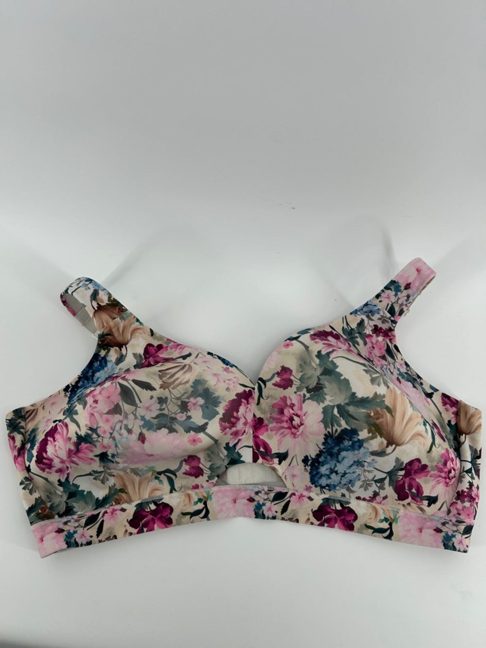 Cacique Lane Bryant Lightly Lined No-Wire Floral Print Bras Women's Sz 46 D - Picture 6 of 9